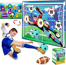 2-in-1 Soccer & Football Toss Game Set for Kids – Indoor & Outdoor Fun