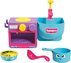 Toomies Bubble & Bake Bathtime Toy - 2-in-1 Kitchen Bubble Playset