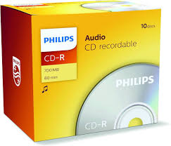 Philips Audio CDR-80 - 10-Pack CD Jewel Cases