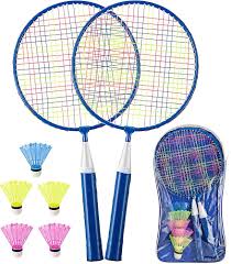 Cotaour1 Kids Badminton Racket Set – Lightweight Nylon Alloy, 1 Pair